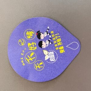 Straw-Insertable Aluminum Foil Lids for Dairy Cups